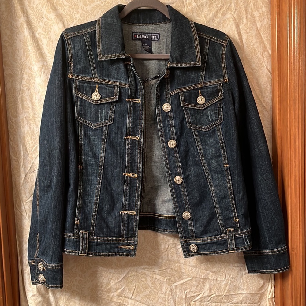 Baccini jean jacket.  NWOT!